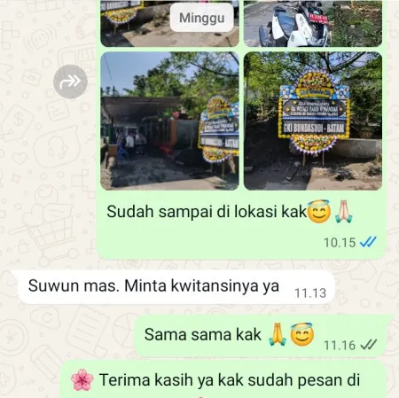 Pengiriman Papan Bunga Duka Periuk