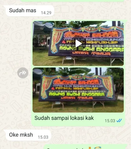 Pengiriman Papan Bunga Periuk