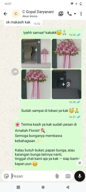 Pengiriman Karangan Bunga Periuk